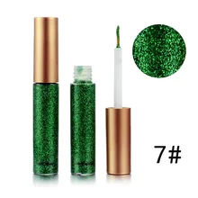 Liquid Glitter Eyeliner Shimmer Waterproof Long Lasting Cometic Eye Liner Pen Girls Eyes Makeup Tool JIU55