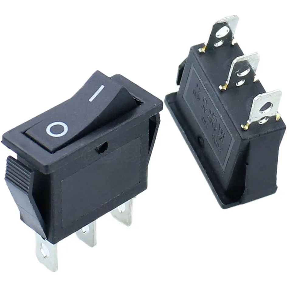 5 шт. большой выключатель DPST BLACK с подсветкой 20A 125 В 16 А 250 KCD3|switch 12v|switch switchdpst rocker switch