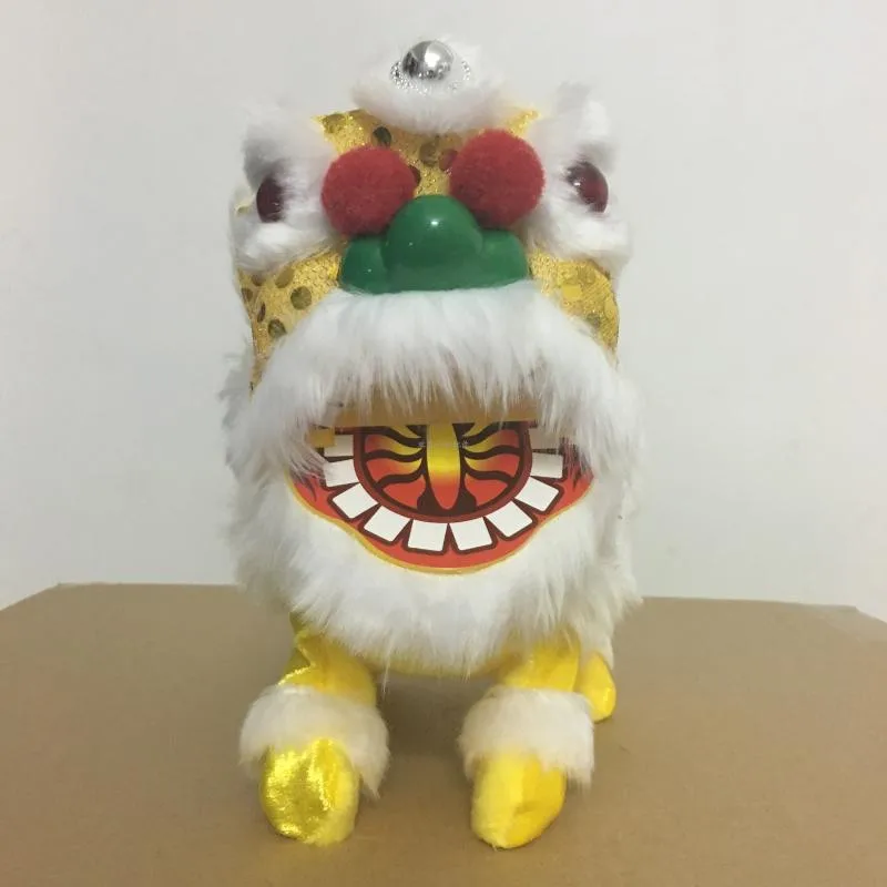 Electric Plush Toy Lion Electric Zhaocai Lion Toys Children's Gift Traditional Chinese toys A005 1pc/lot