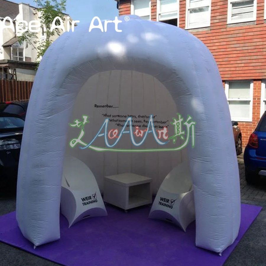 Привлекательная надувная купольная палатка igloo для коммерческих