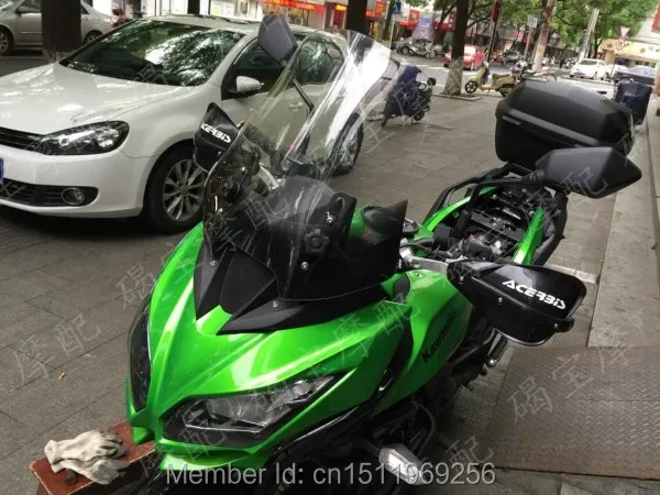 

Lengthen Heightening Widen Thicken Motorcycle Windshield WindScreen wind Deflectors For Kawasaki versys 650