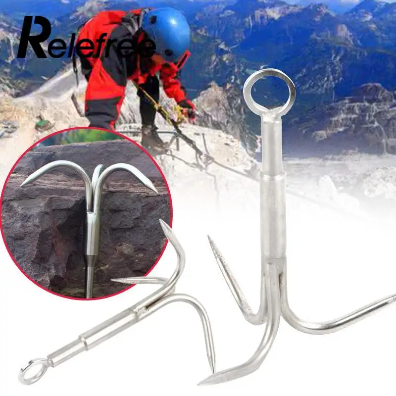 Buy Portable Climbing Grappling Hook Claw Stainless
