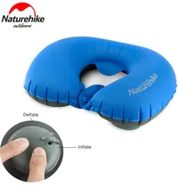 Naturehike ручная надувающаяся u-образная Подушка, новая портативная мягкая подушка для шеи, подголовник, походная подушка для путешествий, 5 цветов