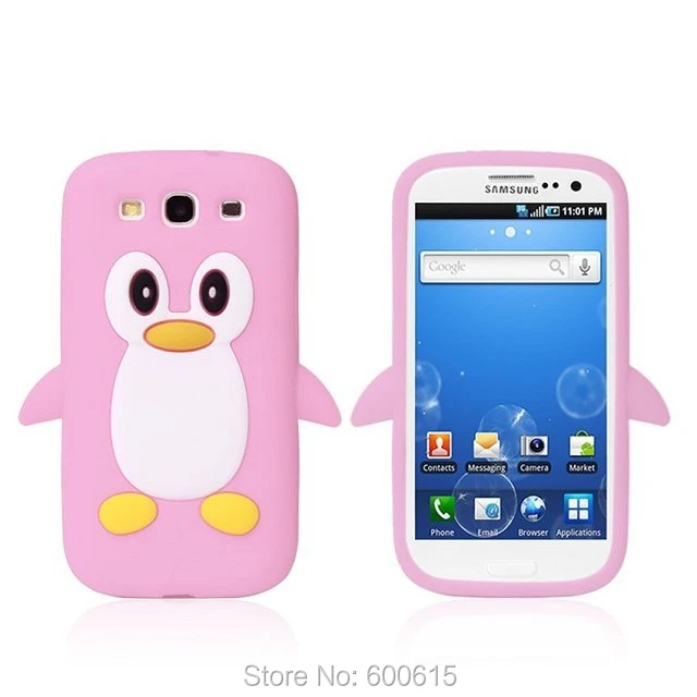 Samsung galaxy s3 i9300 penguin silicone case (7)