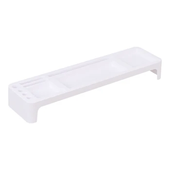 

Office desktop storage box simple keyboard storage rack plastic sundries finishing box computer table increased rack