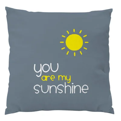 

Pillow coat gray bottom English alphabet series short plush hug pillowcase geometric flower cushion