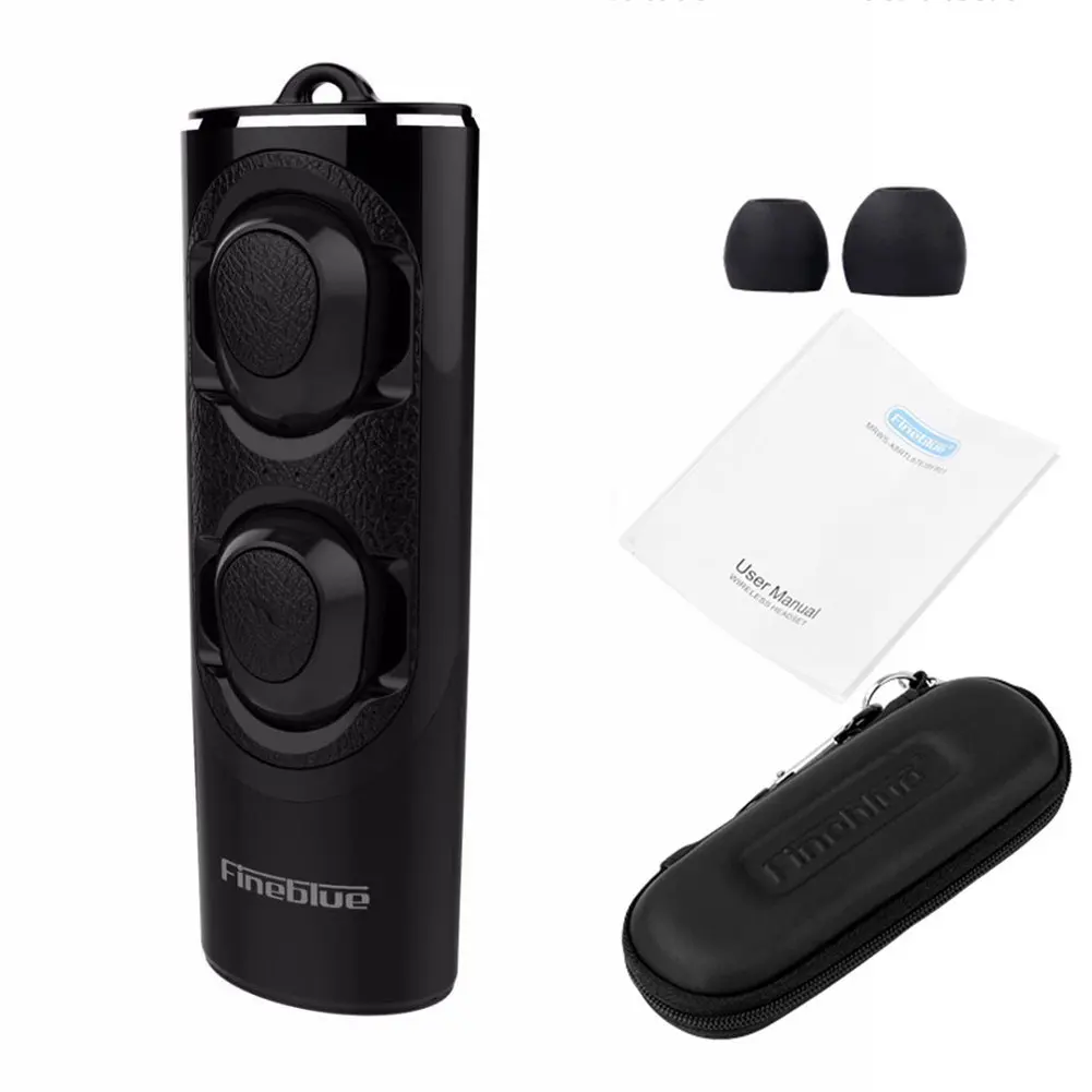 Fineblue Беспроводные Бизнес стерео handfree спортивные музыкальные наушники bluetooth с