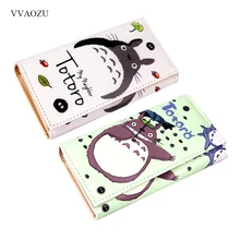Cartoon My Neighbor Totoro Women Wallets PU Leather Students Wallet Cards Holder Women’s Clutch Hasp Coin Purse Money Bags