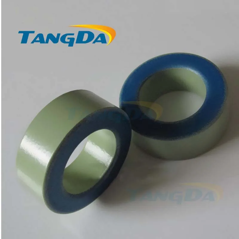 

KT106-52 Iron powder cores T106-52 OD*ID*HT 27*14*11.5 mm 95nH/N2 75ue Iron dust core Ferrite Toroid Core toroidal green blue AG