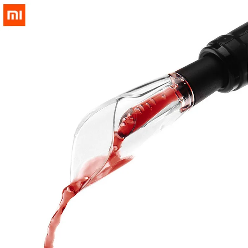 

Xiaomi mijia Stainless Steel Fast Wine Decanter Mini Portable Wine Filter Air Intake Bottle Pourer Aerator For Family Bar