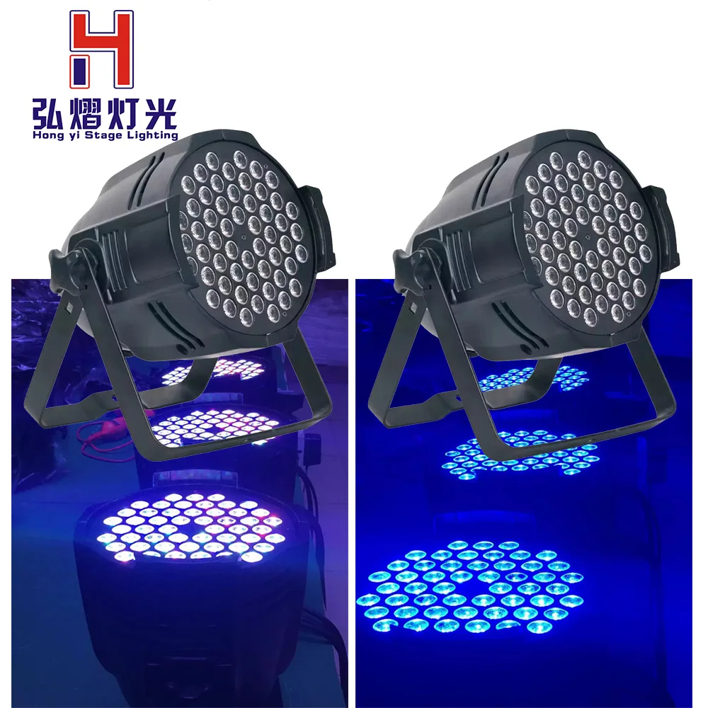 

2pcs/lot Competitive 54 LED RGB 3in1 LED Par Can Stage Par Light