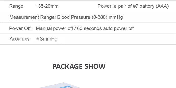 Wrist Digital Blood Pressure Heart Monitor Tensiometer BP Pulse Rate Meter Tonometer Automatic Sphygmomanometer