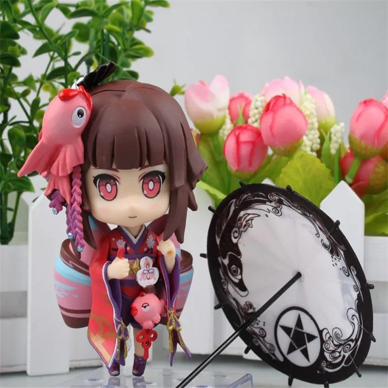 

1 psc PVC Toy Onmyoji Kagura Mobile Games Q version Toy Action Figure Model Toys 10CM With Box Collectible Kids Toys Anime