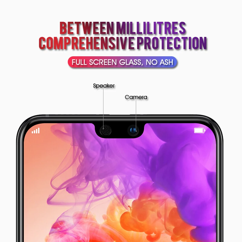 2 шт 9D полное покрытие из закаленного стекла для huawei mate 20 P30 Pro P20 Lite Защитное стекло для экрана для huawei P smart чехол