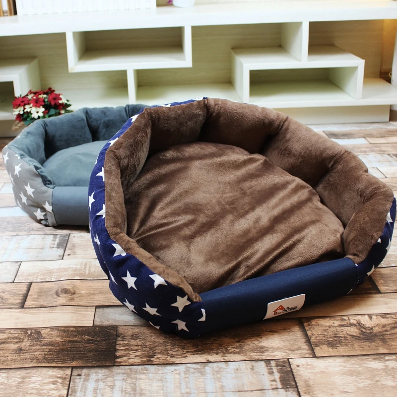 WHISM стильные 3 размера теплая кровать для собак Мягкие водонепроницаемые коврики для маленьких средних собак осень-зима кровати для домашних животных собачий домик кровать для кошки Cama Perro