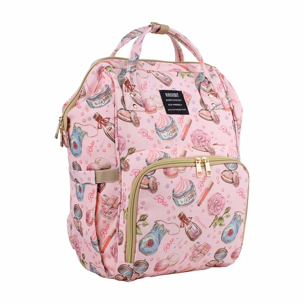 Mummy bag backpack baby diaper bag High-quality breathable mother's maternal care bag Baby stroller bag nappy