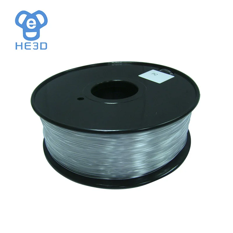 

HE3D 3d printer filaments PC(Polycarbonate) 1.75mm 1Kg/2.2lb 3D printing material