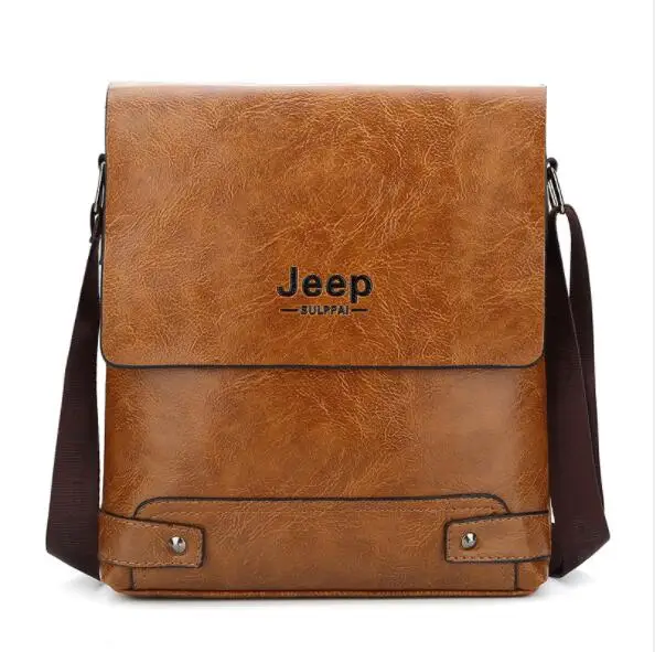 Мужская деловая сумка Jeep Повседневная кожаная на плечо для джипа 2019|Портфели| |