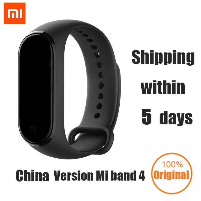 Xiaomi Mi Band 4 смарт-Браслет фитнес-браслет AI Bluetooth 5,0 AMOLED цветной сенсорный экран AI частота сердечных сокращений - Цвет: Chinese version