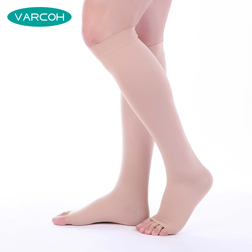 Медицинские компрессионные носки для мужчин и женщин 20-30 мм рт. Ст.-лучшие Градуированные спортивные носки для бега и путешествий для беременных медсестер