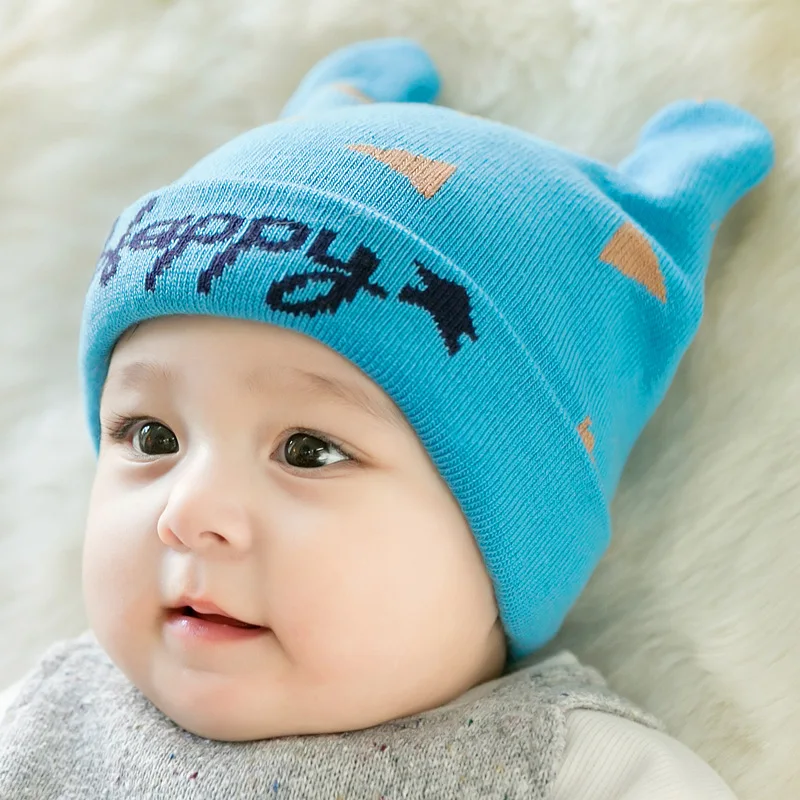 2018 New Baby Hats 100% Cotton Spring Baby Caps for Newborn Boy Girl Infantil Print Soft Baby Hat Accessories 0-3Y (4)