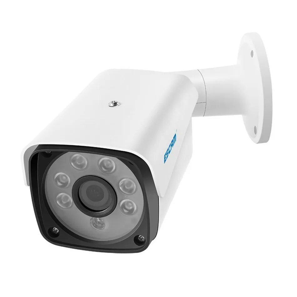 ESCAM QH002 IP камера HD 1080P Onvif H.265 P2P Открытый IP66 водонепроницаемый ИК Пуля с умным анализом функция безопасности