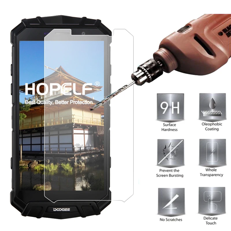Tempered Glass for Doogee S60 Shoot 1 T6 Pro X30L MIX X5 MAX Screen Protector 9H 2.5D on Protective 2 | Мобильные телефоны и