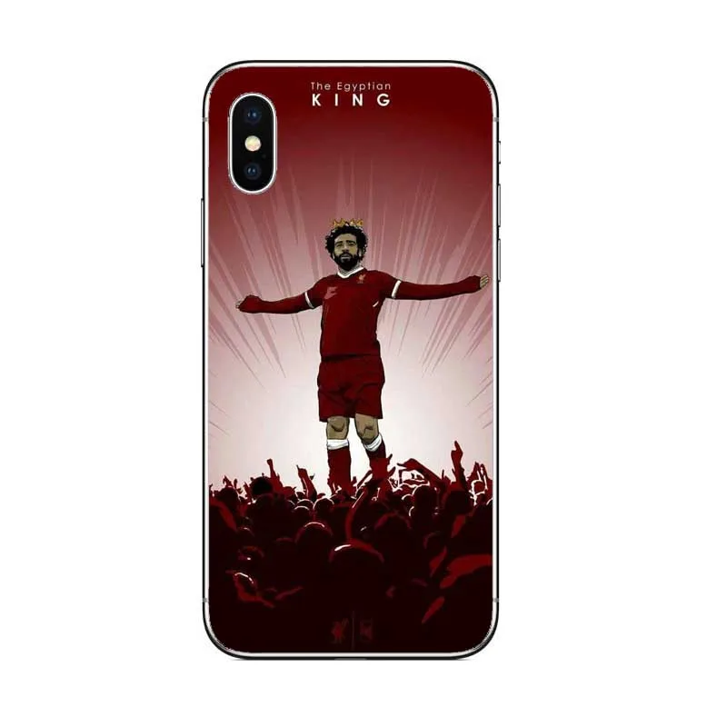 Египетский футболист Mohamed Salah King 11 Мягкие силиконовые Чехлы чехлы для телефонов