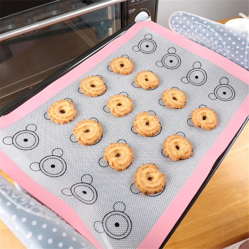 Форма для выпечки Macaroon коврик барбекю и гриля из пищевого силикона с