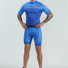 BOESTALK men blue short sleeve cycling sets 2019 go pro team Custom top Cycling jersey bib shorts world Bicycle race bike suit