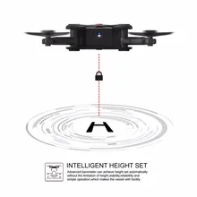 Upslon FQ17W Foldable Pocket Drone Quadcopter Dron Wifi FPV Camera 0.3MP 2.4G RC Foldable Helicopter Remote Control BNF RTF