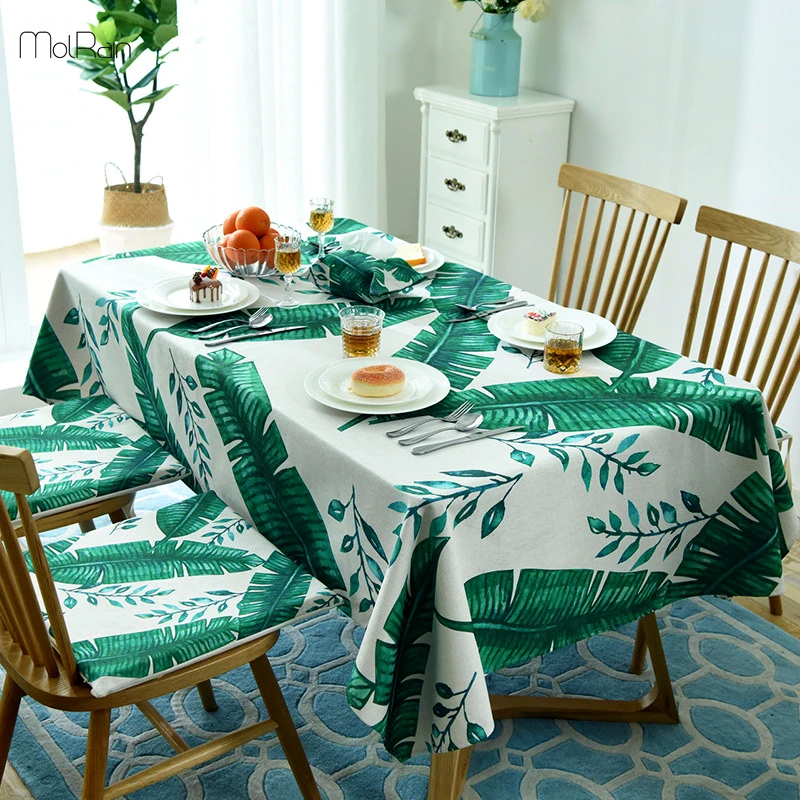 

Cotton and Linen Table Cloth Literary Tablecloths Pastoral Style Table Cover for Kitchen Thick Nordic Home Dining Room Clothes