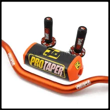 Конические барные накладки 1-1/" Dirt Bike MotorCross Fat Bar MX алюминиевый гоночный руль металлический Mulisha пакет ручки ДЛЯ CRF KLX