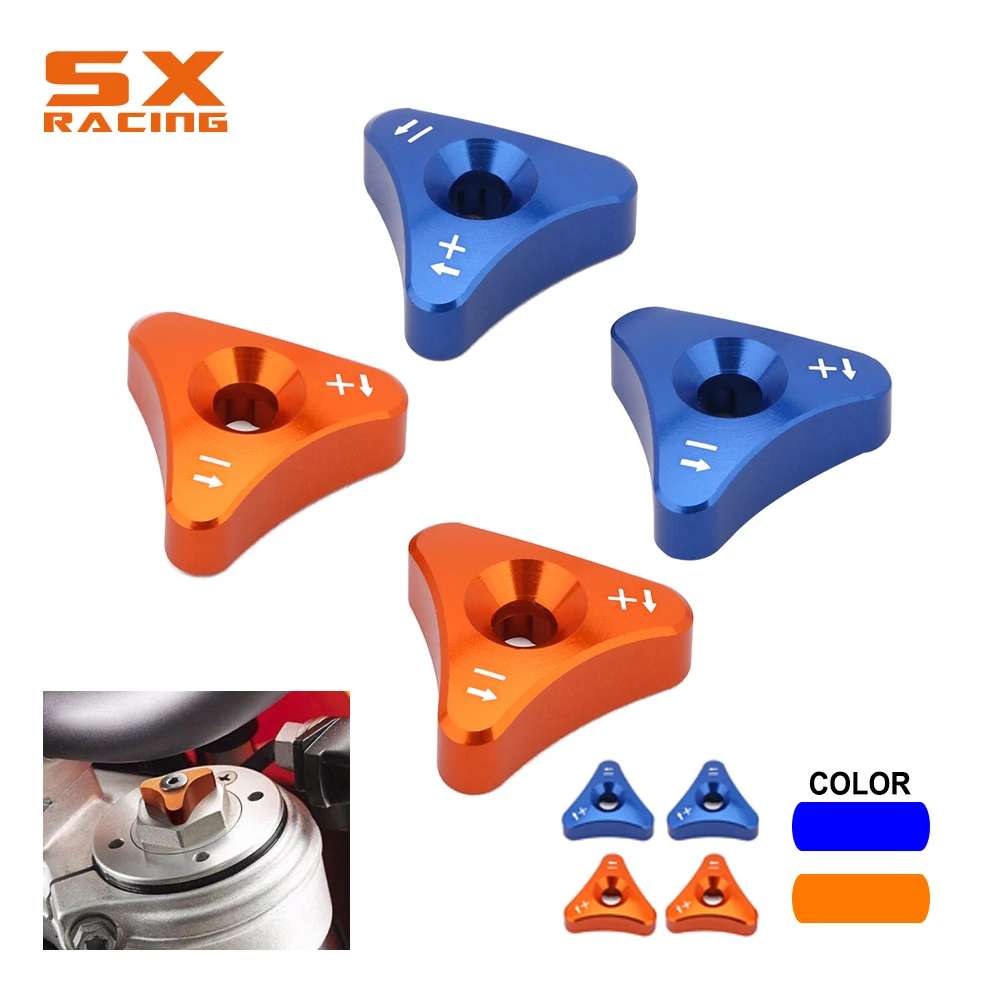 

Motorcycle 48MM Front Fork Knob Adjuster Bolt For KTM SX SXF EXC XCW 125 150 250 350 450 530 690 SUPERMOTO SMC ENDURO DUKE