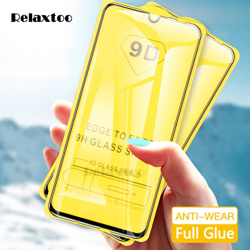 

9D Full Glue Tempered Glass For Xiaomi redmi note 7 screen protector protective glass on xiomi Redmi 7 note7 redmi7 pro Film 9h