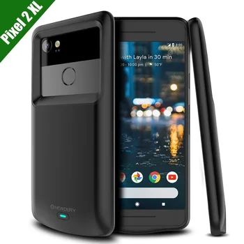 

2018 New trending Battery charger case 4700mah for Google Pixel 2 black color 5V/1.8A output charger for pixel 2 XL