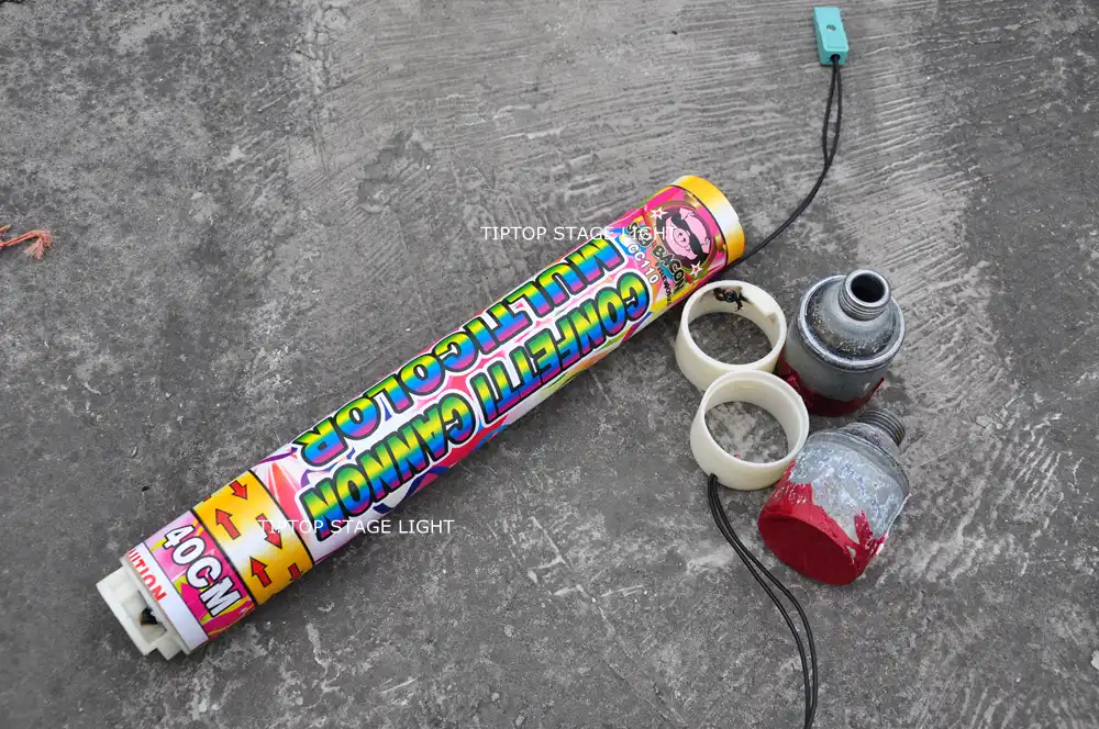Discount Price 4 Head Confetti Cannon DMX Control High Jet Distance