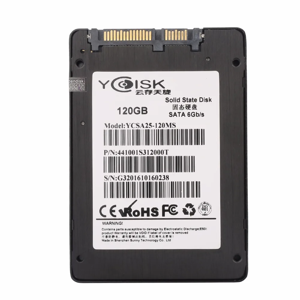 Goldendisk YCdisk серийный 2,5 дюйма 128 ГБ твердотельный накопитель SATA III 6 ГБ/сек. SSD быстрый внутренний диск