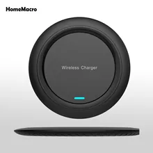 Беспроводное зарядное устройство Qi Беспроводная зарядка Быстрое беспроводное устройство для зарядки pad для iPhone 7 8 Plus Xiaomi huawei samsung