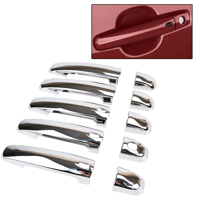 

ACCESSORIES FIT FOR SUZUKI GRAND VITARA/ESCUDO CHROME SIDE DOOR HANDLE BAR COVER CATCH TRIM MOLDING CAP MOULDING 2006~2015