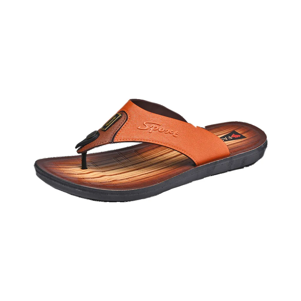 Летняя мужская обувь Для мужчин, костюм для мальчиков, модная одежда для отдыха легкие пляжные обувь, Тапочки обувь высокого качества#531