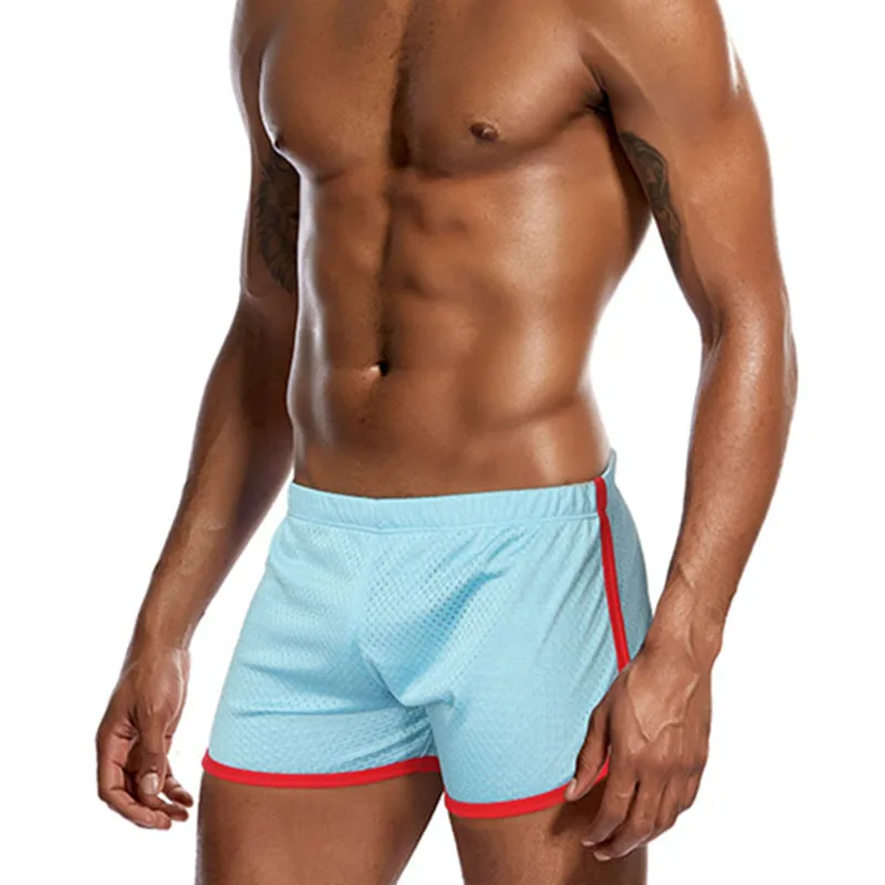 

Fashion Classic Solid Mesh Men's Shorts Boxer Fast Dry Retailer Trunks Summer Elastic Waist Mens Shorts Underwear Underpants