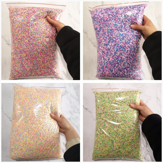 Wholesale 500g Clay Flower Slices Filler For Slime Fruit Addition Food  Charms For Diy Slime Accessories Supplies Nail Art Toys - AliExpress