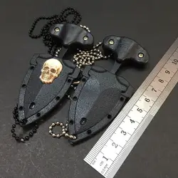 Новый многофункциональный череп карманный нож для охоты кемпинга выживания тактические ножи подвесное ожерелье брелок EDC для выживания