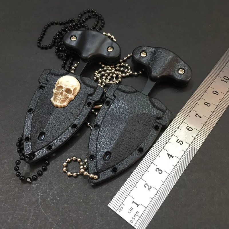 

NEW Multifunctional Skull Pocket Knife Outdoor Camping Survival Tactical Knives Hanging Necklace Keychain EDC Survival Tool