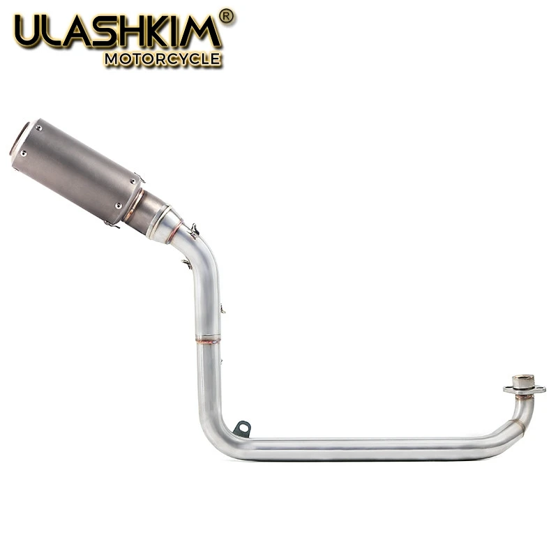 

M3 Motorcycle Full System Exhaust Muffler Middle Connect Pipe Slip On For HONDA GROM MSX 125 MSX125 2012 2013 2014 2015