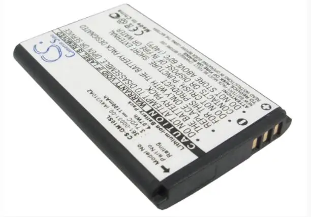 

Cameron Sino 1100mAh battery for GARMIN GPS Mobile 10 GPS 10x GPS10 for XPLOVA G3 010-10840-00 361-00030-00
