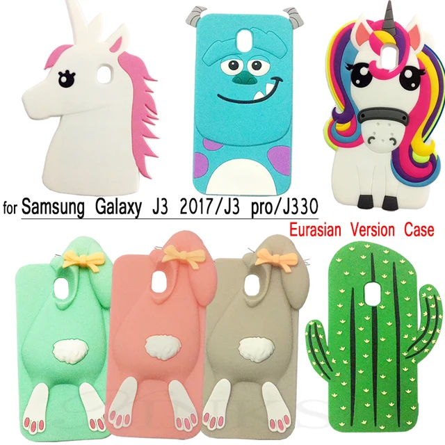 samsung j3 2017 coque silicone licorne