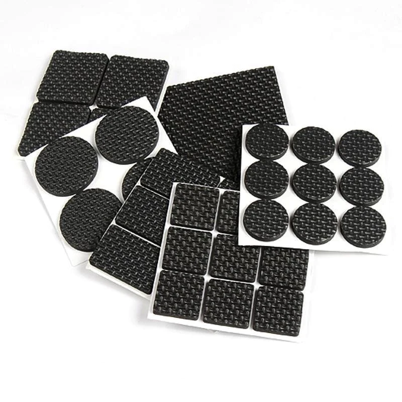 

Adhesive Rubber Furniture Feet Floor Protector Pads Anti-Skid Scratch DIY Resistant Mats Table Legs Stools Chairs Protection