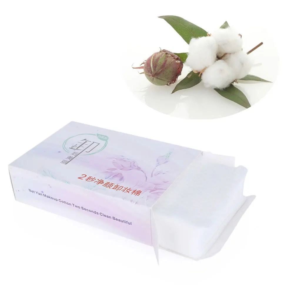 

Useful Beauty Cosmetics Makeup Remover Cleansing Cotton Pads Disposable Natural Face Wash Makeup Cotton Two Seconds Clean Cotton